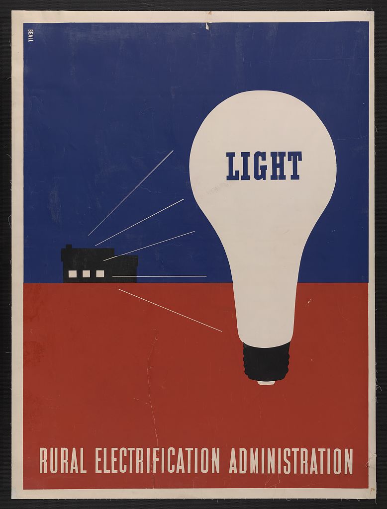 Light - Rural electrification administration / Beall.